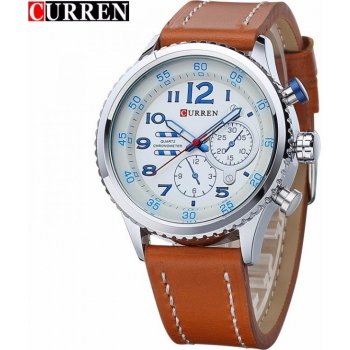 Curren CR8179 White/Braun/Blue