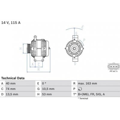 Alternátor BOSCH 0 986 049 520 – Zbozi.Blesk.cz