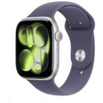 Apple Watch Series 11 GPS 42mm Silver Aluminium Case with Purple Fog Sport Band S/M MEU64WF/A – Zboží Živě