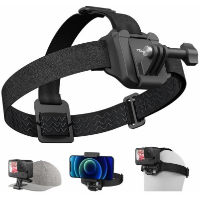 Telesin Čelenka 2v1 - Multifunkční čelenka s Quicklipem (Head Strap 2in1) QHM-001 – Zboží Živě