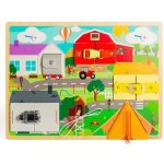 Bigjigs Toys Motorická deska každodenní dovednosti – Hledejceny.cz