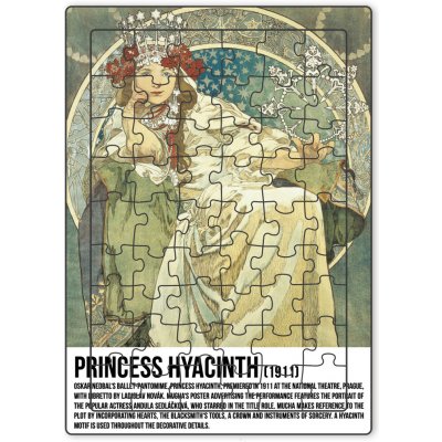 Puzzle Alfons Mucha - Princezna - Presco Group – Sleviste.cz