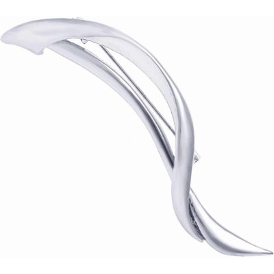 Biju Brož elegantní linie stříbrná 9002050-1 – Zboží Dáma