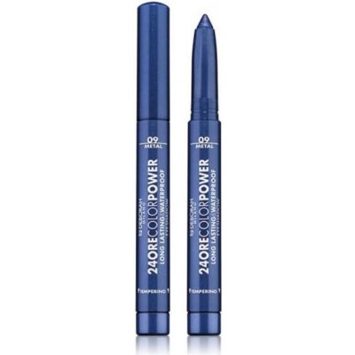 Deborah Milano voděodolný vysouvací oční stín v tužce 24ore Color Power 09 Night Blue 1,4 g – Zboží Mobilmania