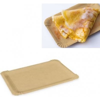 Wimex 48004 Papírový tácek hnědý nepromastitelný KRAFT 13 x 20 cm – Hledejceny.cz