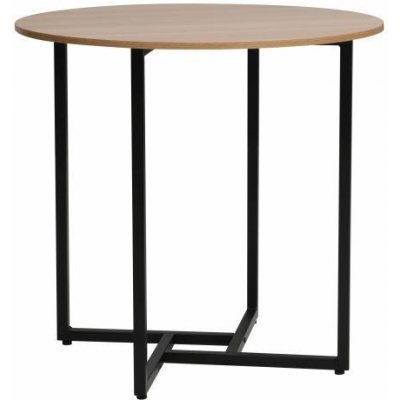 Textilomanie ALTO II Kulatý jídelní stůl s deskou v dekoru dub 80 x 80 – Zboží Mobilmania