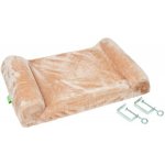 Kerbl Bravson 82656 Pelíšek pro kočky, lehátko na parapet béžový 56 x 36 x 7 cm – Sleviste.cz