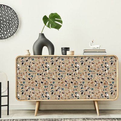 Ambiance Samolepka na nábytek Terrazzo Sevilla rozměry 60x40 cm – Zboží Mobilmania