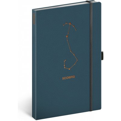 Presco Group Notes Zvěrokruh Štír, linkovaný, 13 × 21 cm – Sleviste.cz