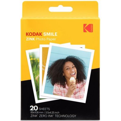 Kodak Zink - fotografický papír 3x4 20 pack – Zboží Mobilmania