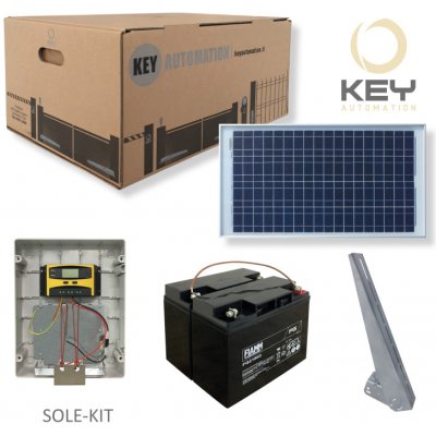 PROFI SOLE-KIT Solární KIT pro 24V pohony KEY. KIT obsahuje: 2x baterii, solární panel 30W, řídící jednotku, držák na panel – Zboží Mobilmania