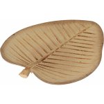 H&L Dřevěný dekorační tác List 31x28x2,5cm HZ1210100 – Zboží Mobilmania