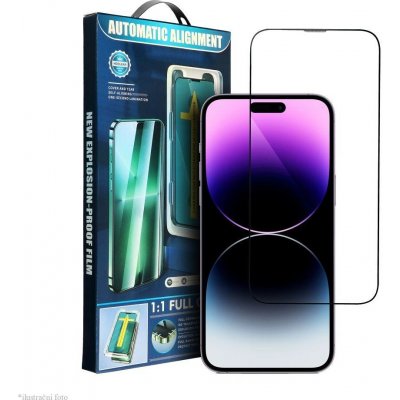 5D Tvrzené sklo s aplikátorem, iPhone 12 Pro, černé 5903396254741 – Zboží Živě