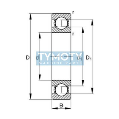 EZO MR 126 kuličkové ložisko | Zboží Auto