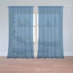 Sablio Záclony Námořní modrá: 2ks 150x250cm – Hledejceny.cz