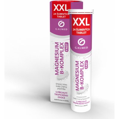 Galmed Magnesium B-komplex FAST XXL eff. 24 tablet – Hledejceny.cz
