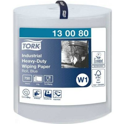 TORK Průmyslová papírová utěrka Advanced 440 velká modrá role - 1ks – Hledejceny.cz