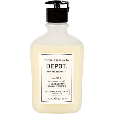 Depot NO.501 Moisturizing & Clarifying Beard Shampoo šampon na vousy 250 ml  od 282 Kč - Heureka.cz