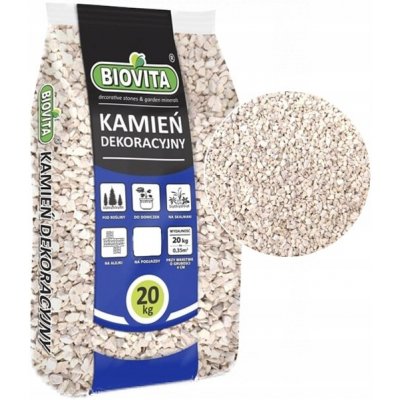 Biovita Grys Béžový dekorativní kámen 8-16mm 20 kg – Hledejceny.cz