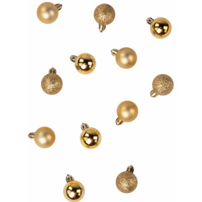 Home Styling Collection Vánoční ozdoby 12 ks Ø 3 cm zlatá barva – Hledejceny.cz