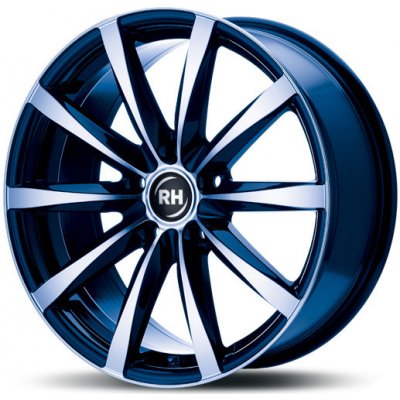 RH Gt Rad 11X19 5X130 ET65 blue polished – Hledejceny.cz