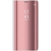 Pouzdro a kryt na mobilní telefon Huawei TFO Smart Clear View Huawei P20 Lite růžové