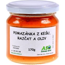 ASO Zdravý život Pomazánka z kešu rajčat oliv 170 g