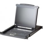 Aten CL-1000N KVM Console LCD 19'' + keyboard + touchpad 19'' 1U – Zboží Živě