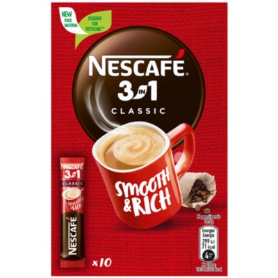 Nescafé 3v1 Classic 10 x 16,5 g – Sleviste.cz