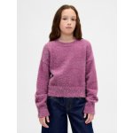 GAP dětský dívčí svetr s metalickým vláknem fialová – Sleviste.cz