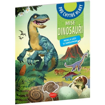 Amstramgram Mise dinosauři pátrej a lušti se samolepkami – Hledejceny.cz
