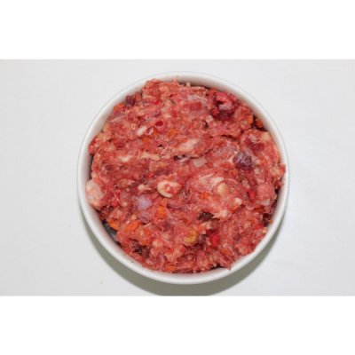 Masožravci BARF Masožravci menu vepř a králík 1 kg – Sleviste.cz