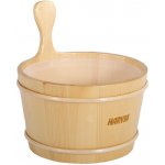 Harvia Vědro do sauny 4 l dřevo hnědé – Zboží Dáma