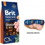 Brit Premium By Nature Sport Chicken 15 kg – Hledejceny.cz