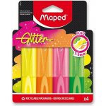 Maped 42046 Zvýrazňovač Fluo Peps Classic Glitter sada 4 ks – Zboží Živě