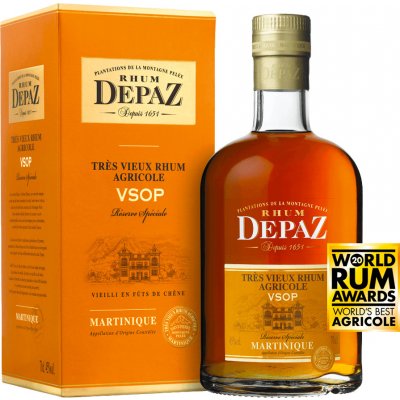 Depaz rum VSOP Réserve Spéciale Martinique 45% 0,7 l (karton) – Zboží Mobilmania