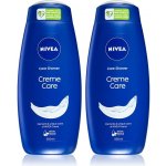 Nivea Creme Care pečující sprchový gel 2 x 500 ml dárková sada – Hledejceny.cz