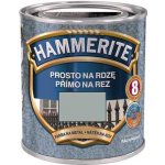 Akzo Nobel Hammerite přímo na rez, 0,25l, kladívkový šedý – Zboží Mobilmania