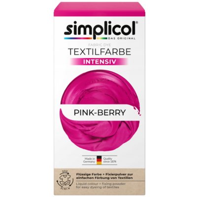 Simplicol intenzivní pink berry barva na textil 560 g – Hledejceny.cz
