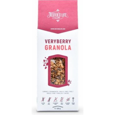 HESTER`S LIFE Granola "Veryberry" rybíz 320 g