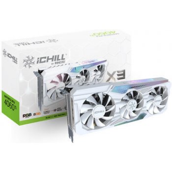 Inno3D GeForce RTX 4060 Ti iChill X3 White 8GB GDDR6 C406T3-08D6X-17113280