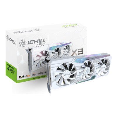 Inno3D GeForce RTX 4060 Ti iChill X3 White 8GB GDDR6 C406T3-08D6X-17113280