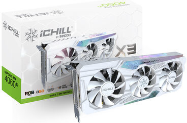 Inno3D GeForce RTX 4060 Ti iChill X3 White 8GB GDDR6 C406T3-08D6X-17113280