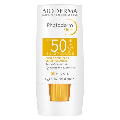 Bioderma Photoderm Max tyčinka na rty a citlivá místa SPF50+ 8 g – Zboží Dáma