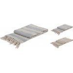 Homestyling Deka se střapci bavlna modrá 130x170 – Sleviste.cz