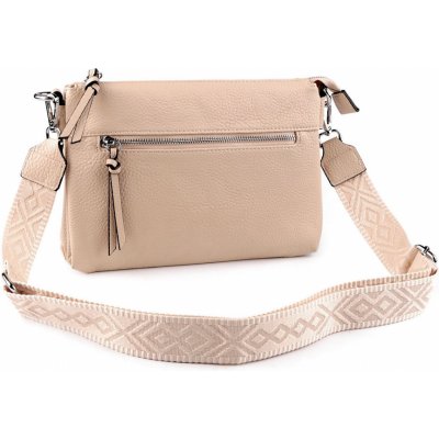 Prima-obchod dámská / dívčí kabelka crossbody s popruhem 28x20 cm 18 béžová světlá – Zboží Mobilmania