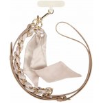 UNIQ COEHL Caryne 2v1 univerzální šňůrka na krk a poutko na ruku na mobilní telefon, Dusty nude – Zboží Živě