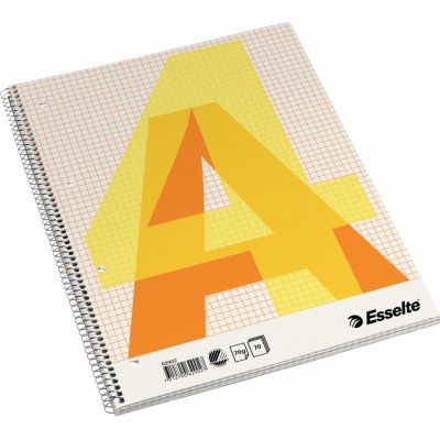 Esselte blok se spirálou čtverečkovaný A4 70 listů – Zboží Živě