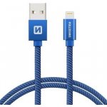 Swissten 71523208 USB 2.0 typ A na Lightning 1,2m modrý – Zbozi.Blesk.cz