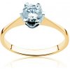 Prsteny Savicki zásnubní prsten dvoubarevné zlato diamant PI ZB D 00040